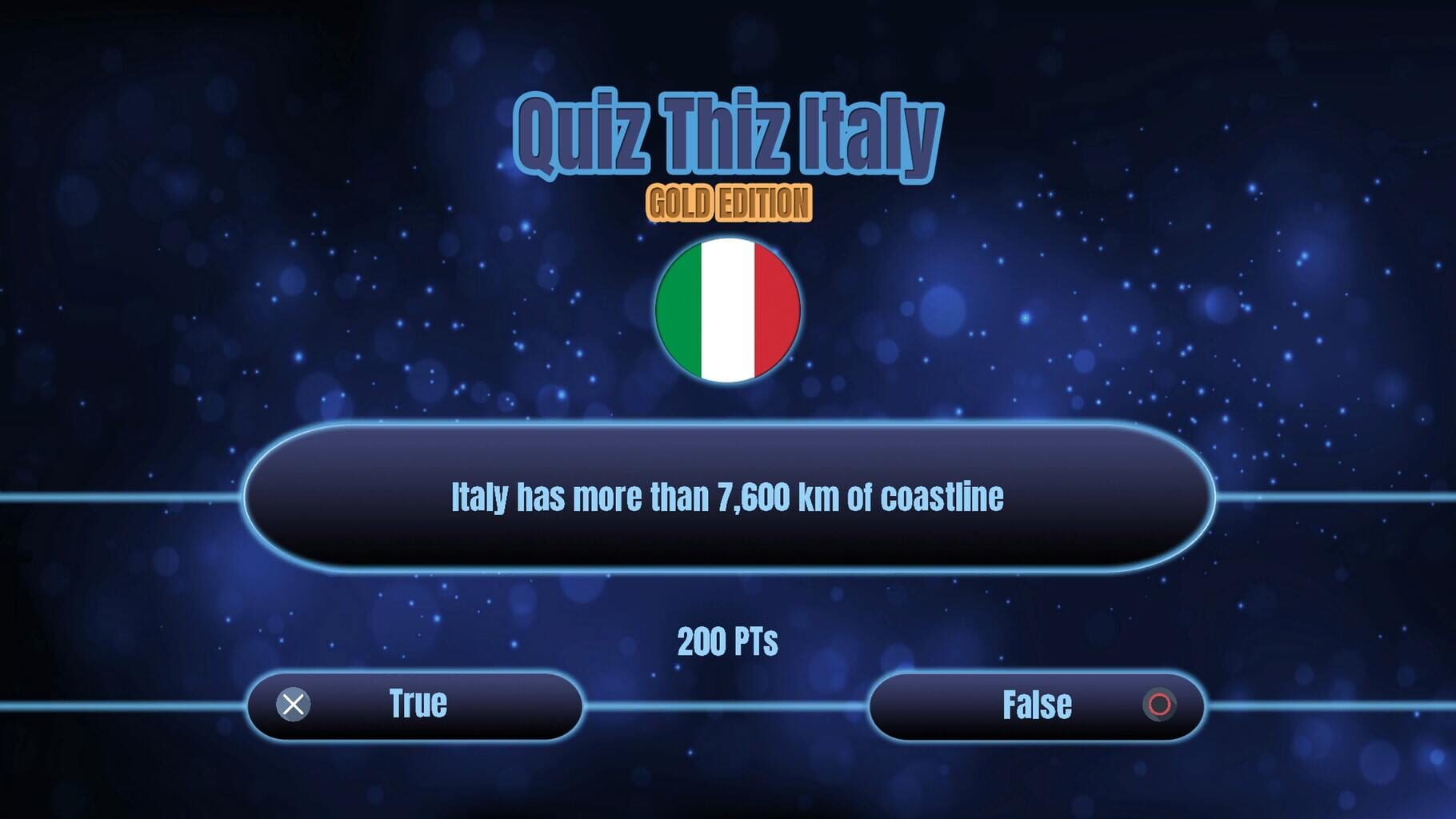 Captura de pantalla - Quiz Thiz Italy: Gold Edition