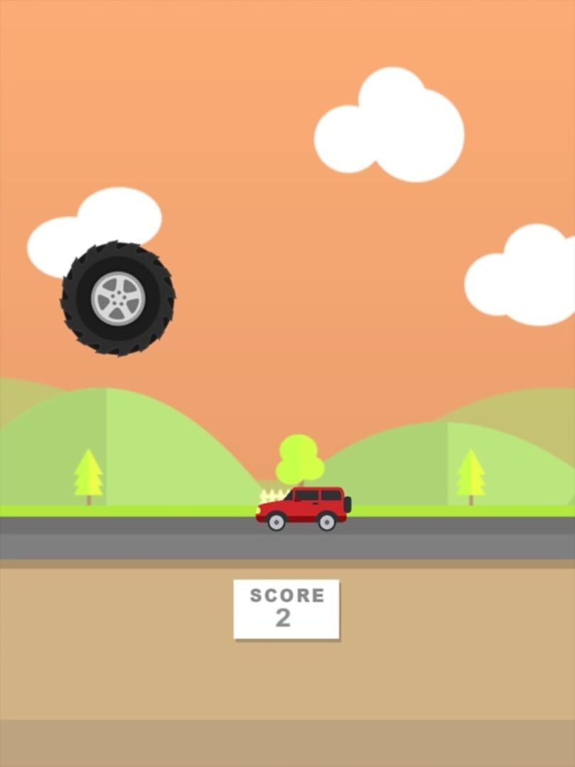 Bouncing Wheel: Highway Monster - Screenshot