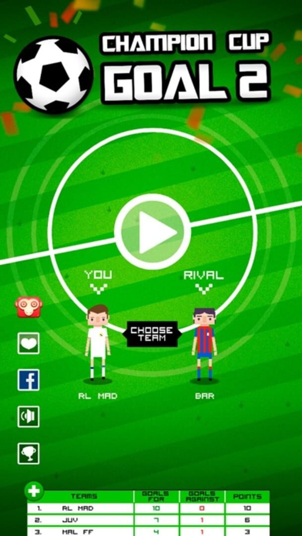 Champion Cup Goal 2 - Screenshot