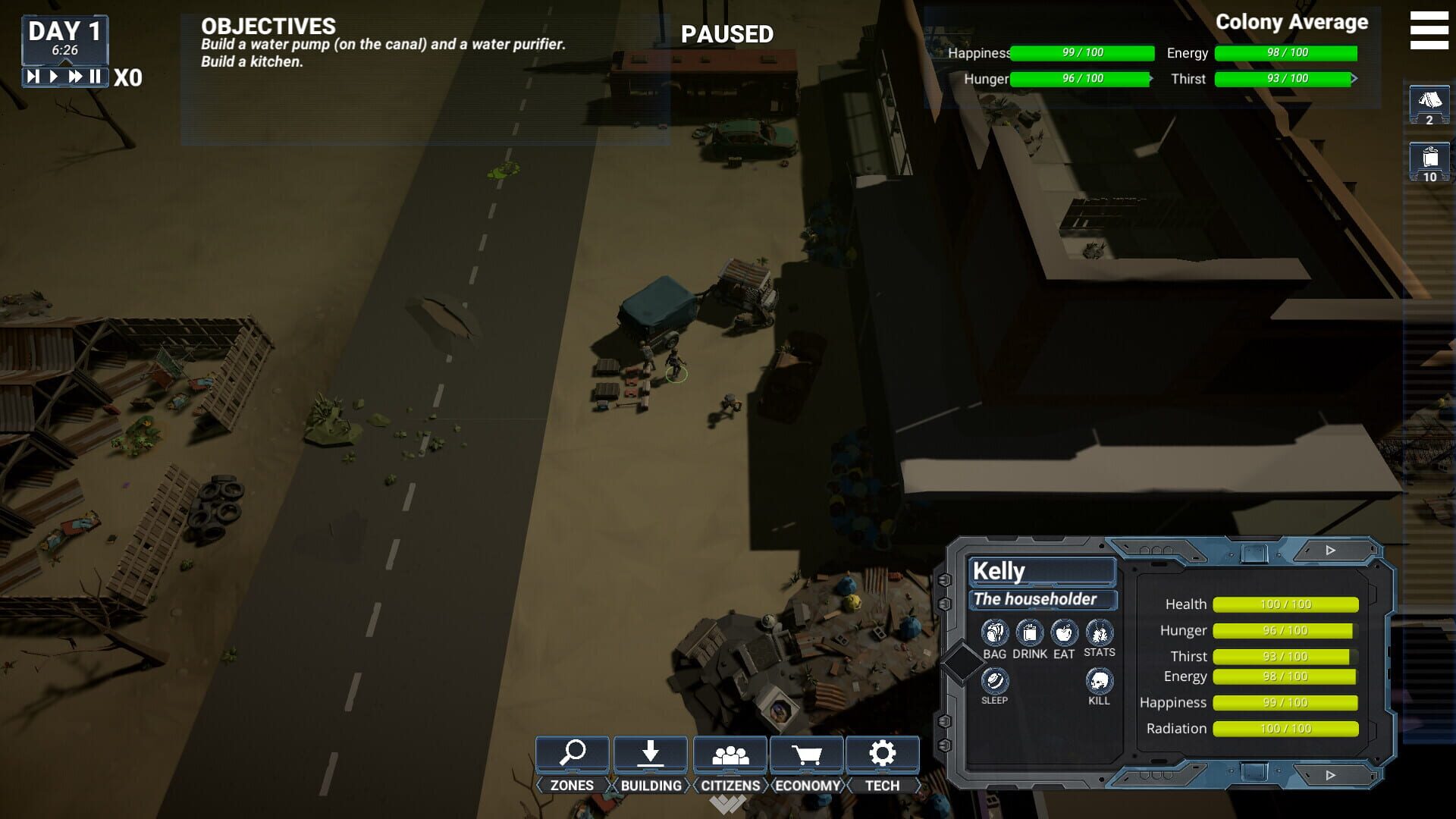 Wastelan Wars - Screenshot