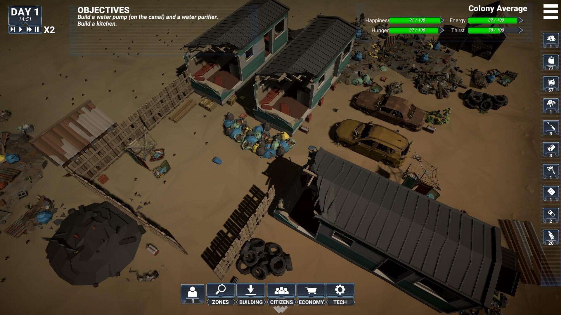 Wastelan Wars - Screenshot