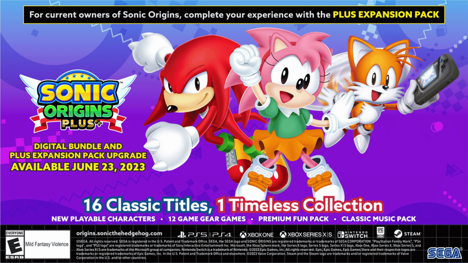 Sonic Origins - Custom Nintendo Switch Boxart w/ Physical Game