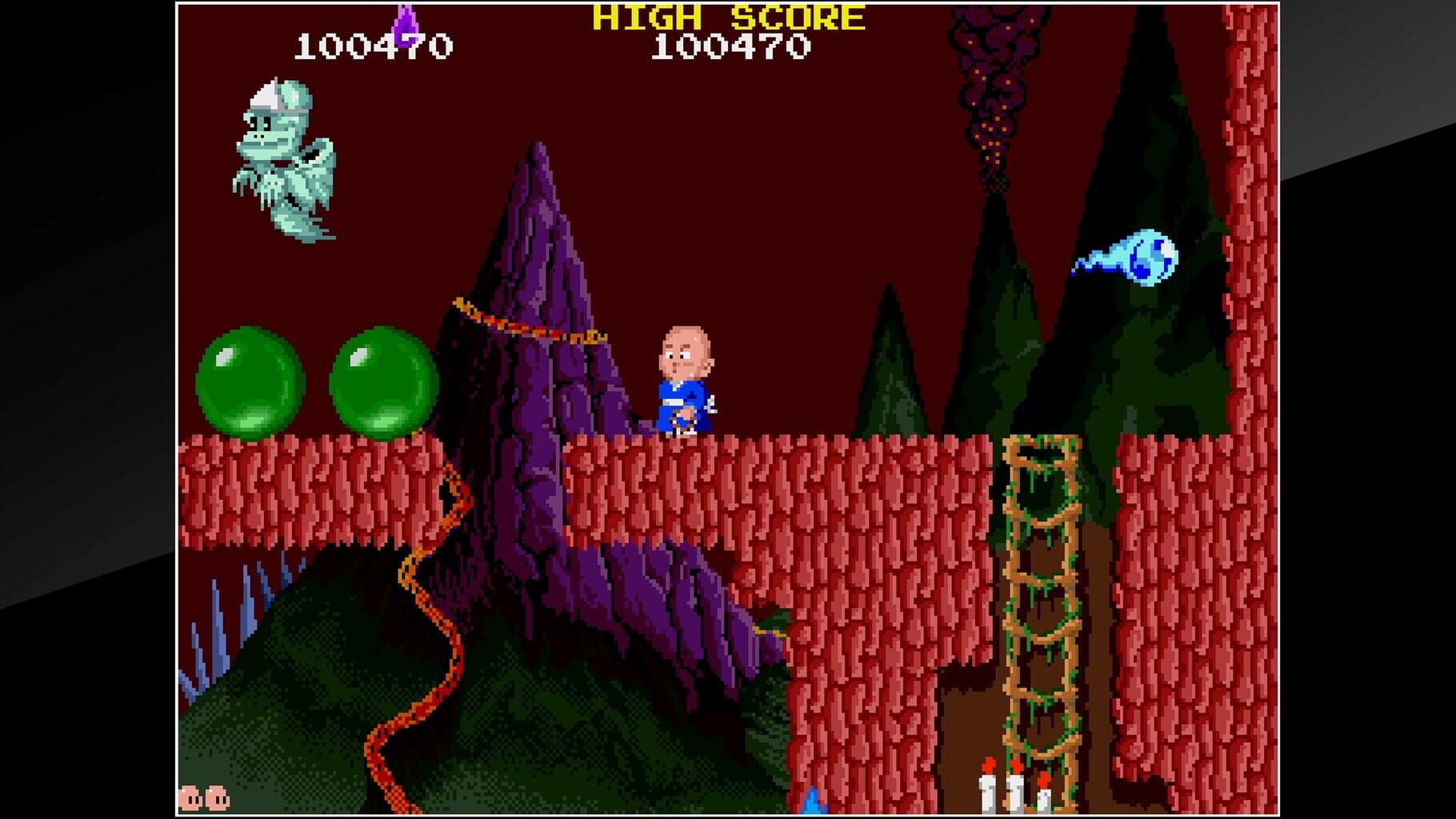 Captura de pantalla - Arcade Archives: Bonze Adventure