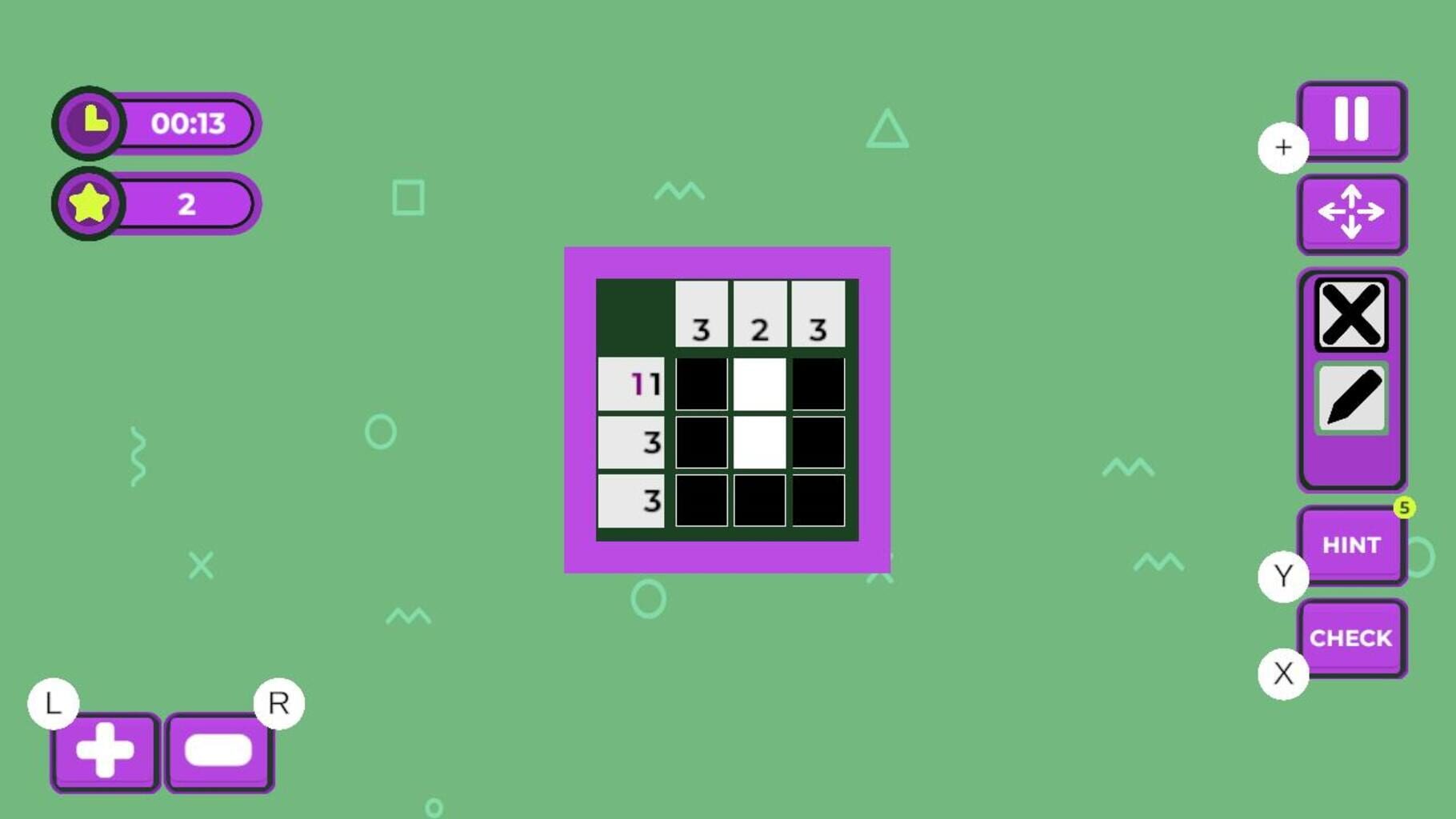 Squares and Numbers screenshot