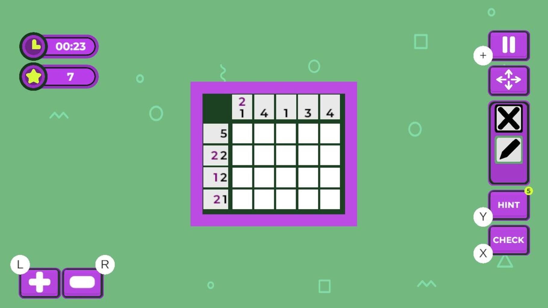 Squares and Numbers screenshot