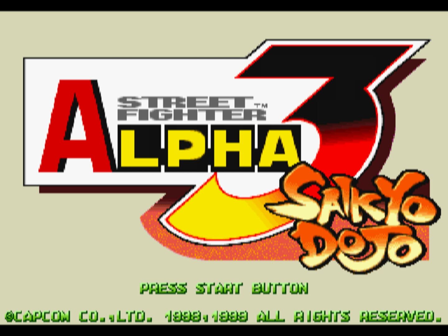 Captura de pantalla - Street Fighter Alpha 3