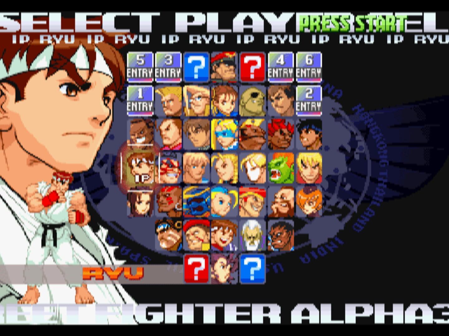 Captura de pantalla - Street Fighter Alpha 3