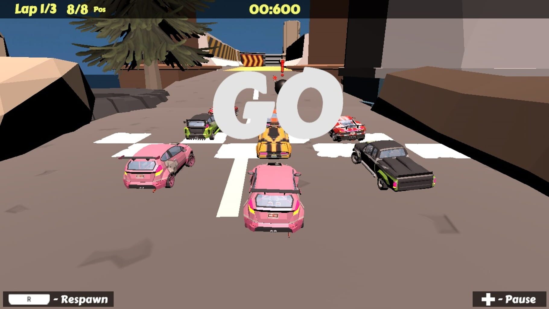 Captura de pantalla - MiniCar Extreme: Car Driving Racing (Truck, Suv, Sedan, Cars)