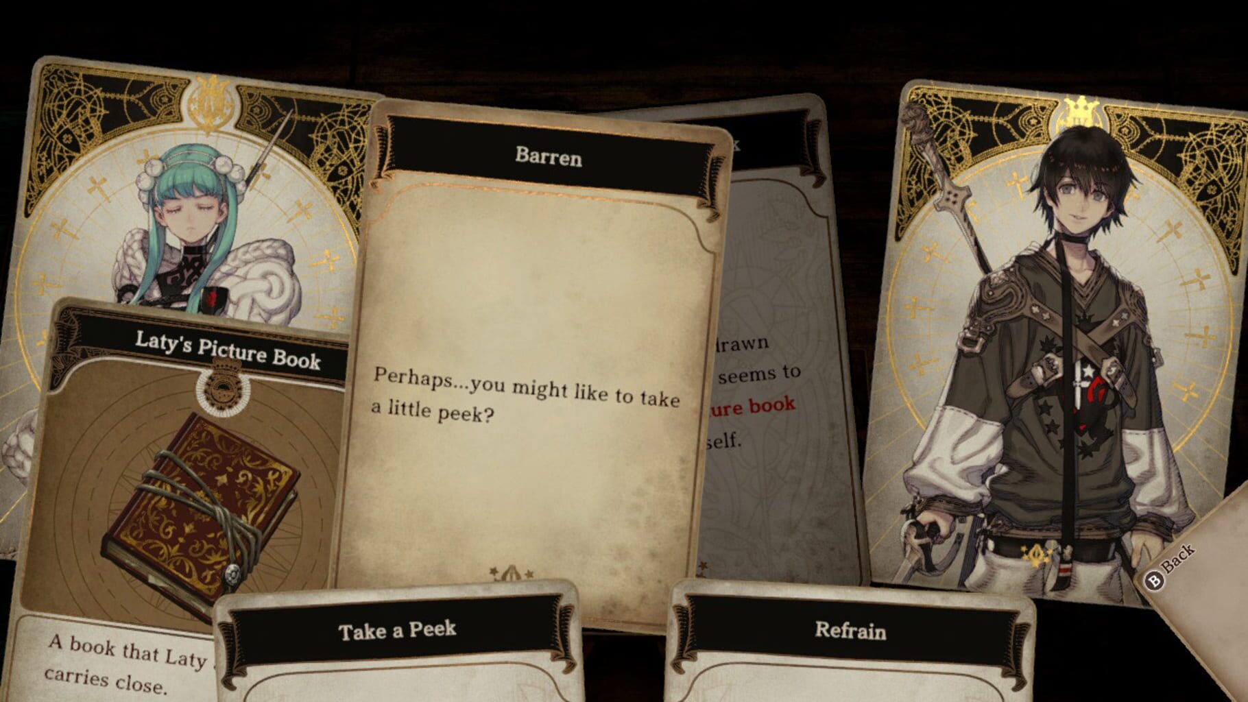 Captura de pantalla - Voice of Cards Trilogy