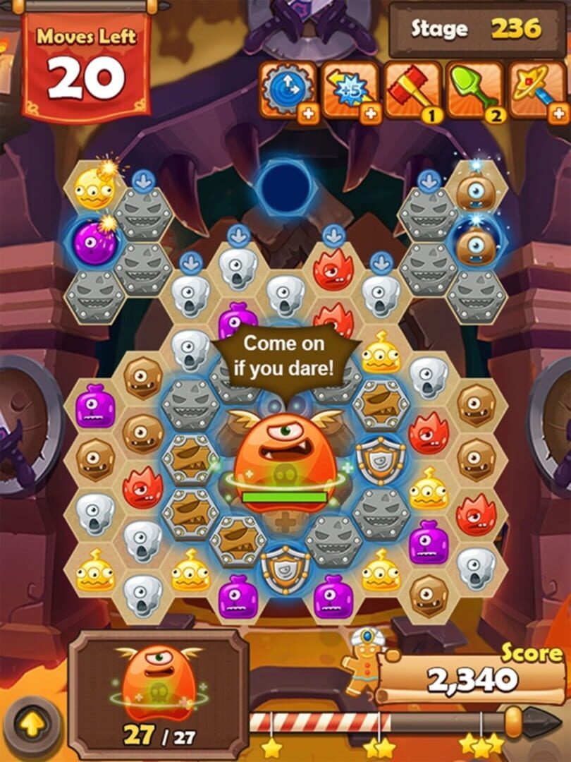 Monster Busters: Hexa Blast - Screenshot