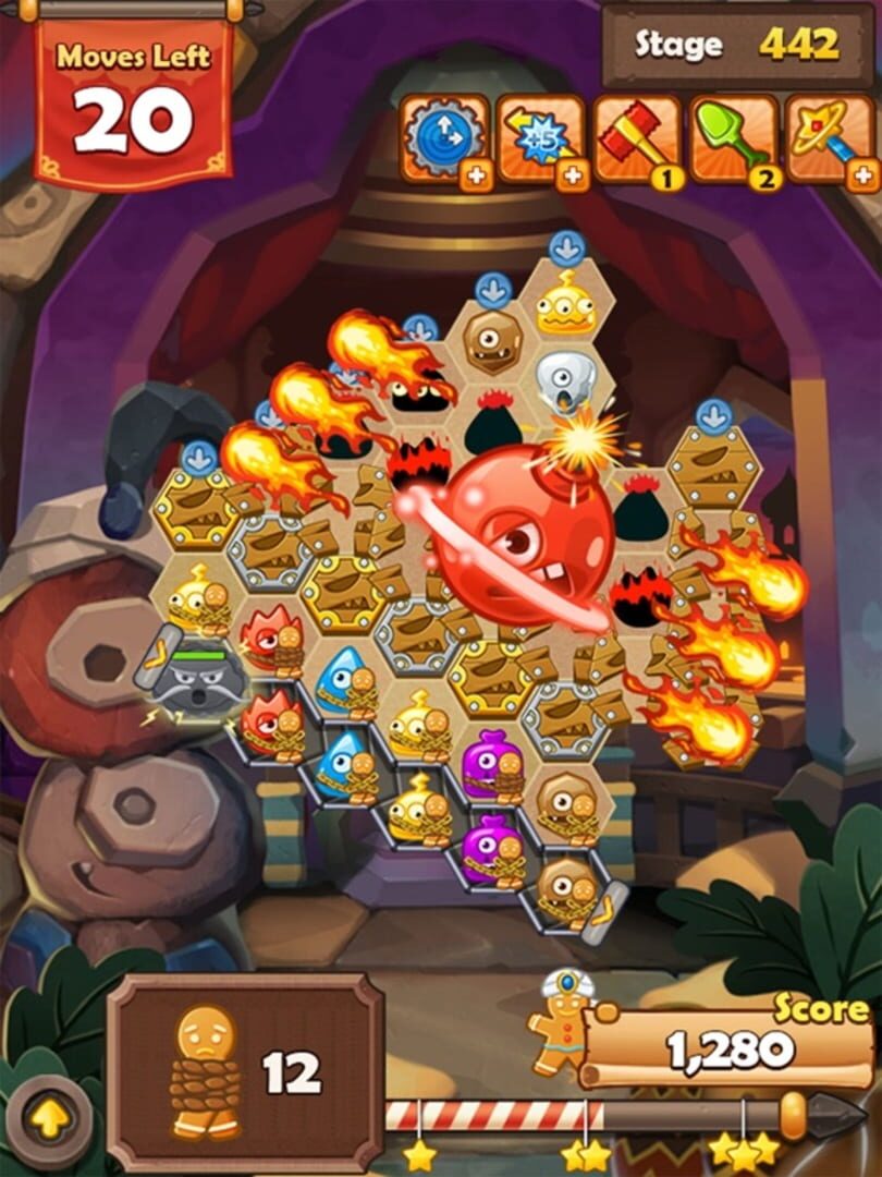 Monster Busters: Hexa Blast - Screenshot