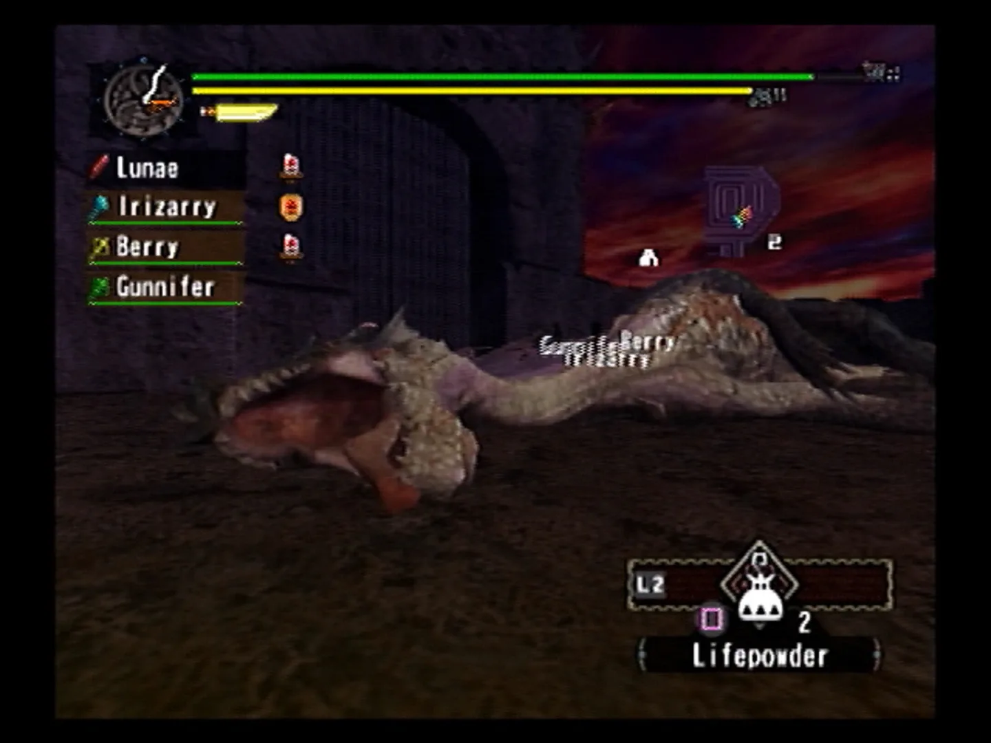 Captura de pantalla - Monster Hunter