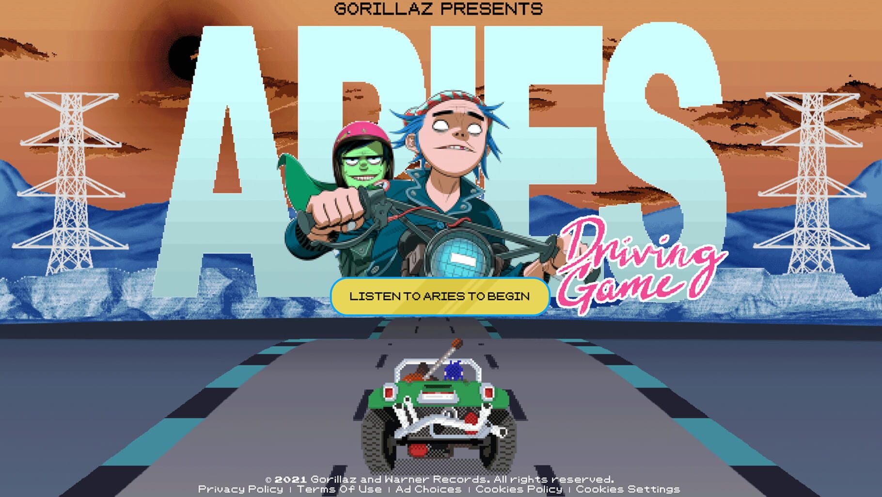 Captura de pantalla - Aries Driving Game