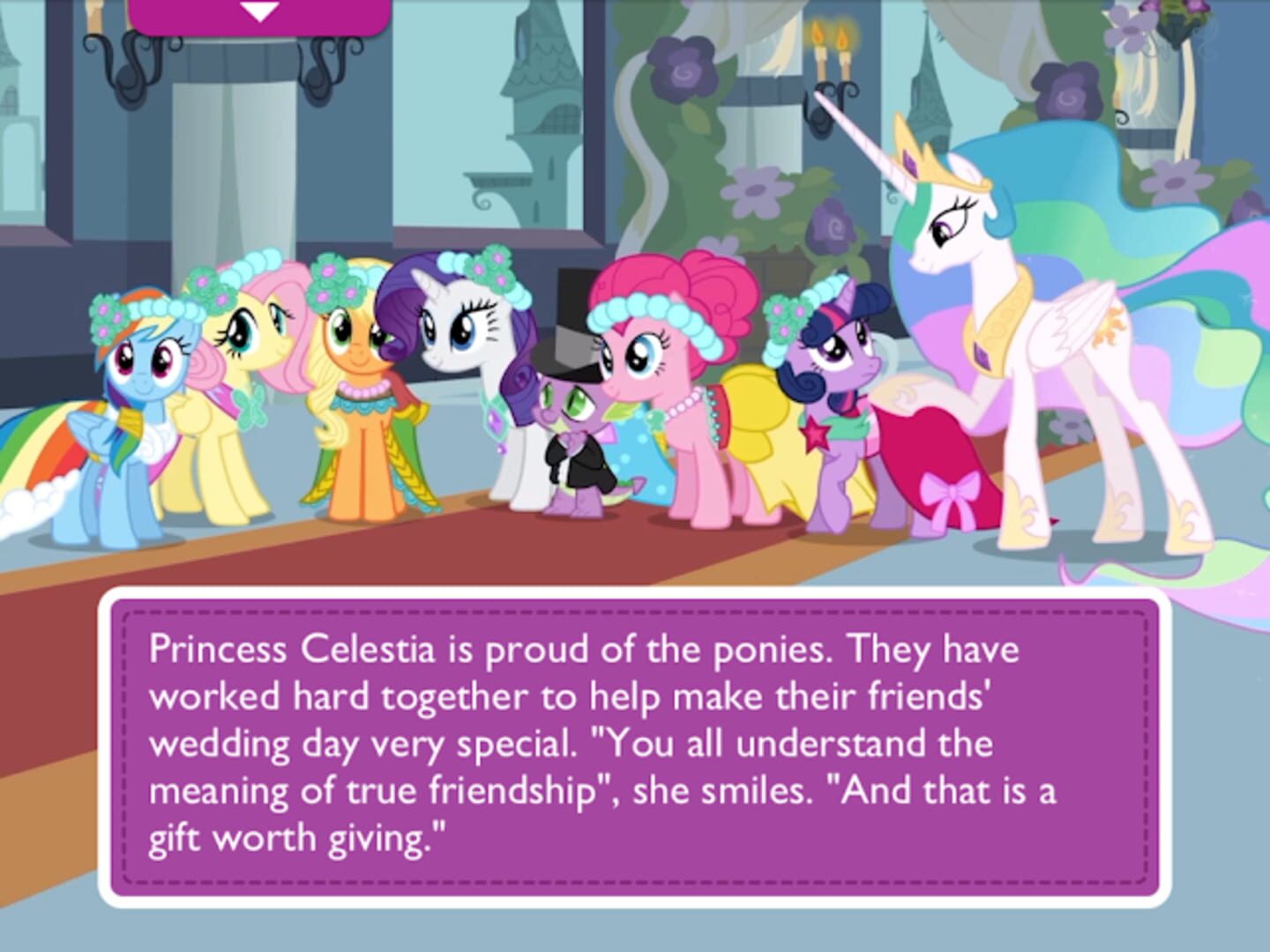 Captura de pantalla - My Little Pony: A Canterlot Wedding