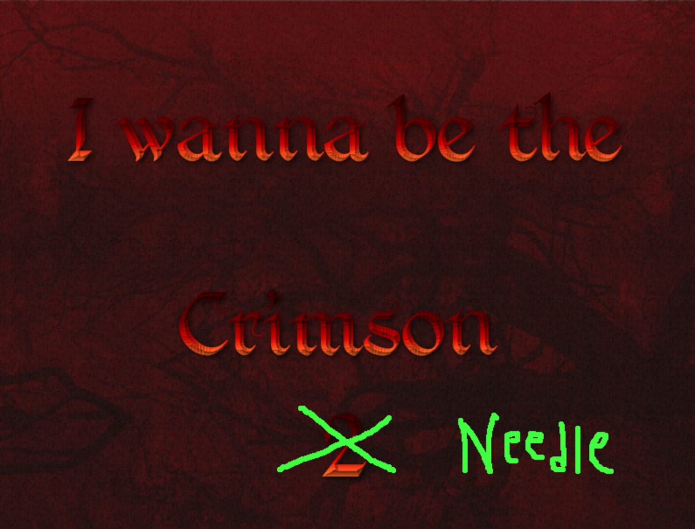I Wanna Be The Crimson Needle - Screenshot