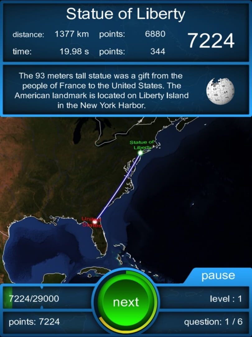Worldquiz - Screenshot