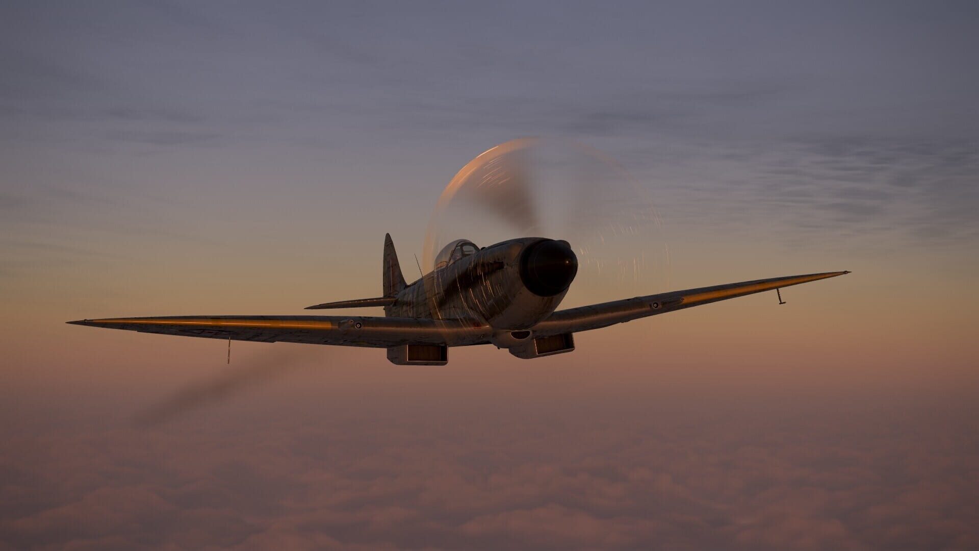 IL-2 Sturmovik: Battle of Stalingrad - Spitfire Mk.XIVe with Teardrop Canopy - Screenshot
