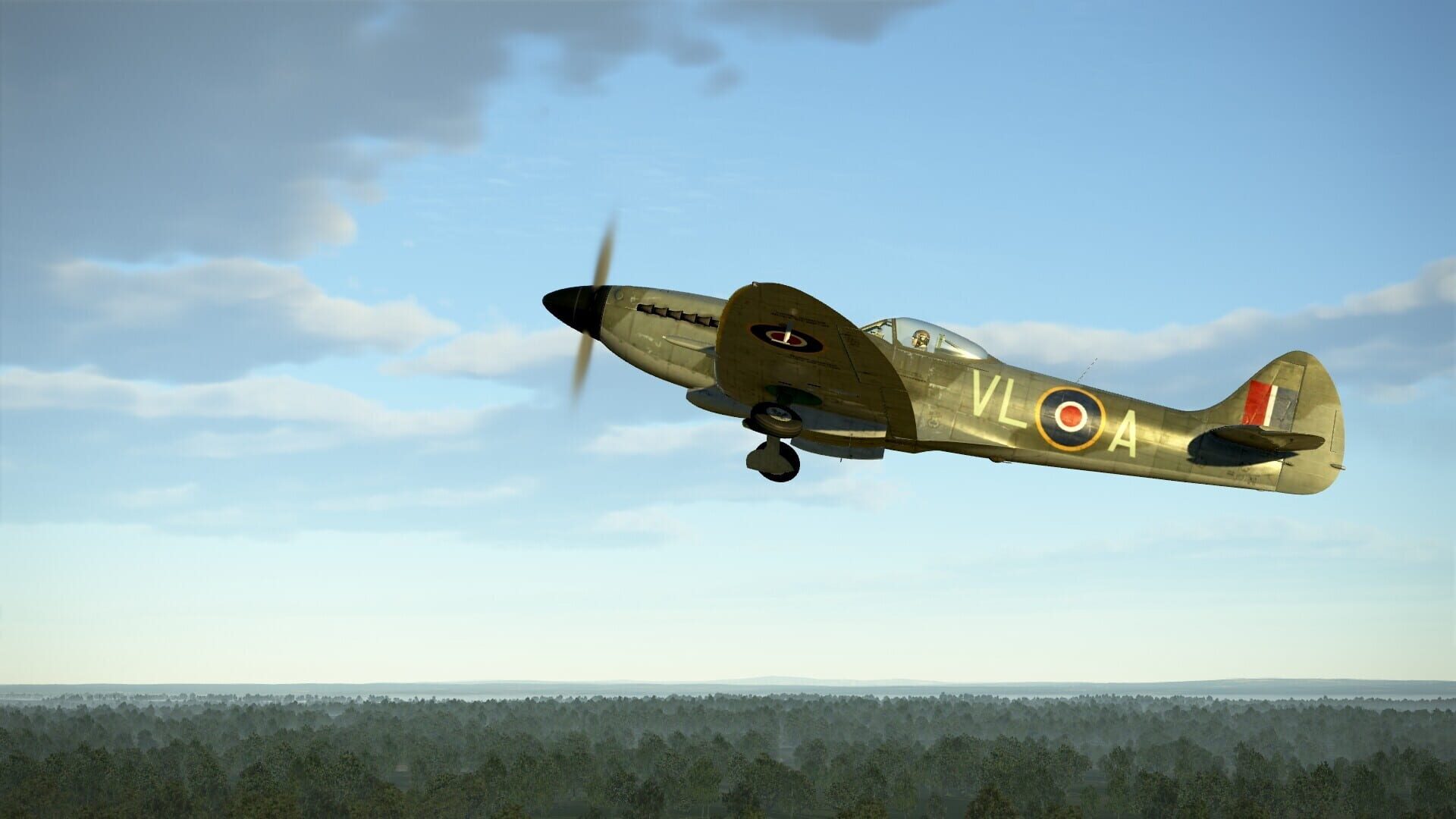IL-2 Sturmovik: Battle of Stalingrad - Spitfire Mk.XIVe with Teardrop Canopy - Screenshot