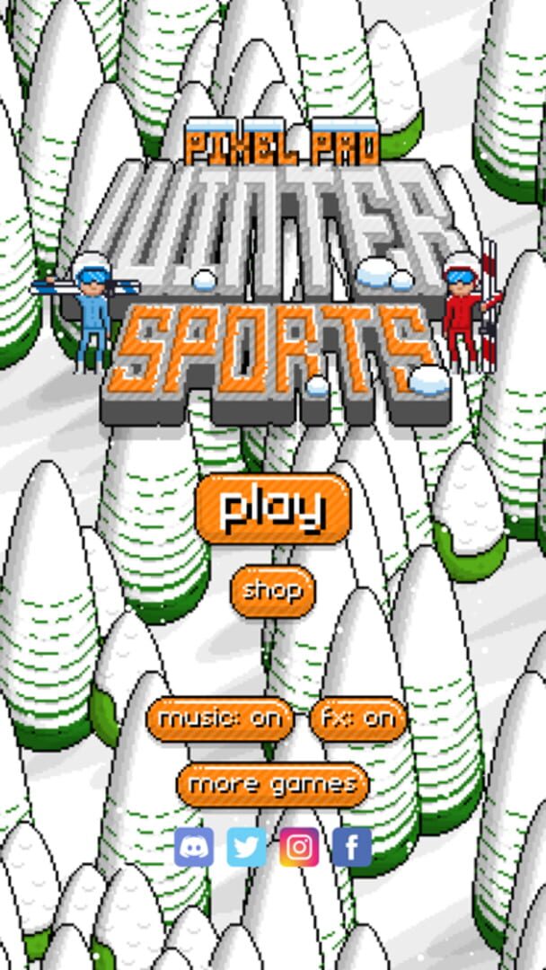 Pixel Pro Winter Sports - Screenshot