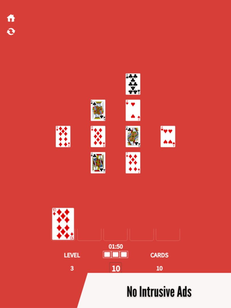 Solitaire 21 Card Sort - Screenshot