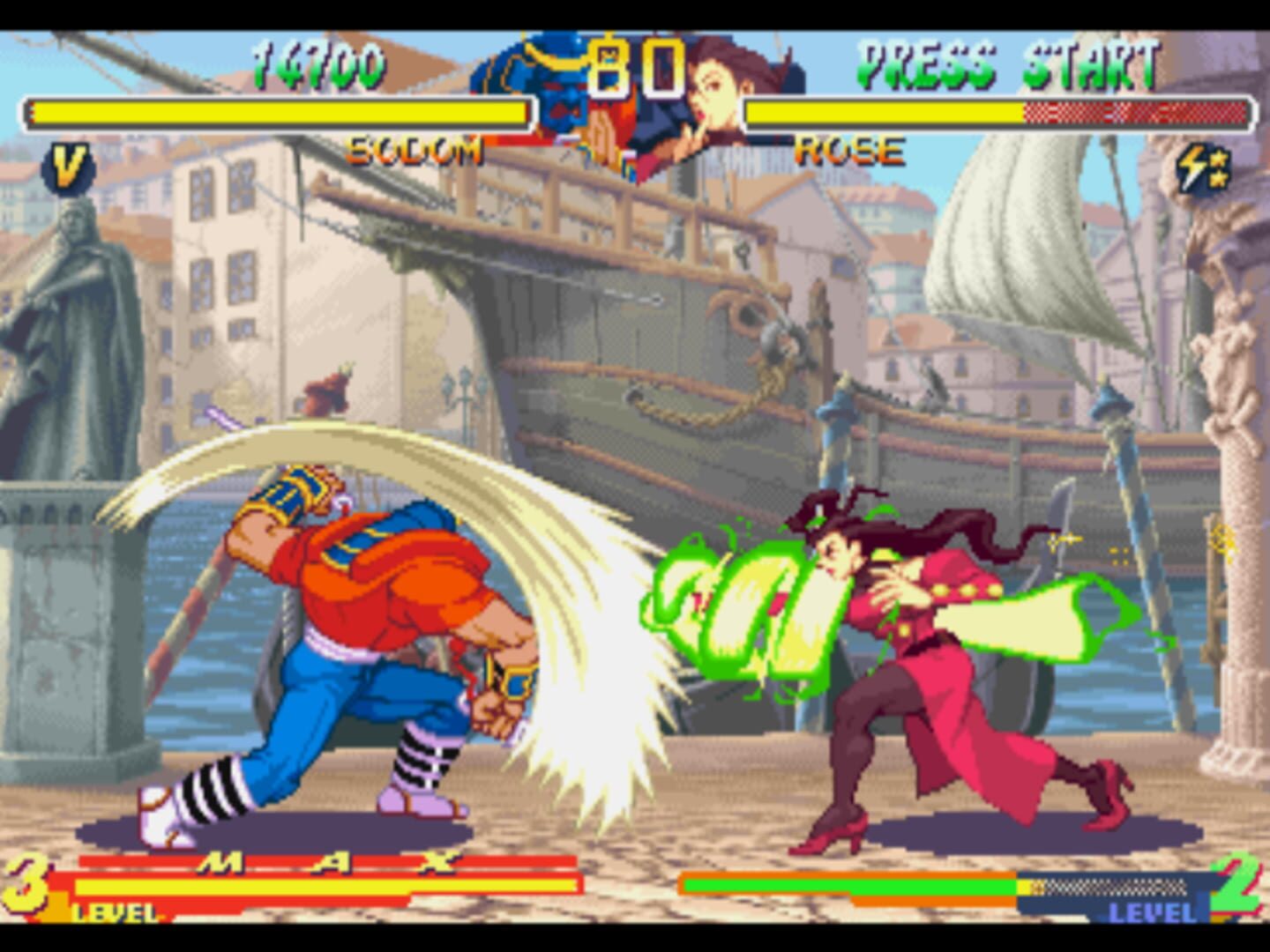 Captura de pantalla - Street Fighter Alpha 2