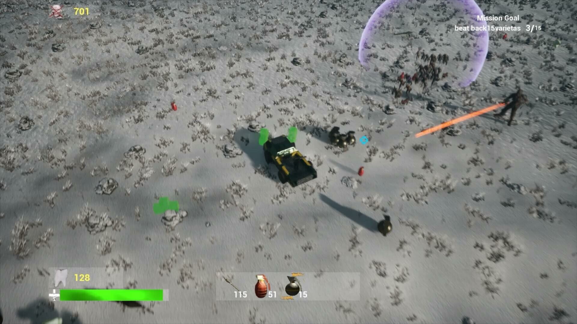 Vehicle Beat Zombie - Screenshot