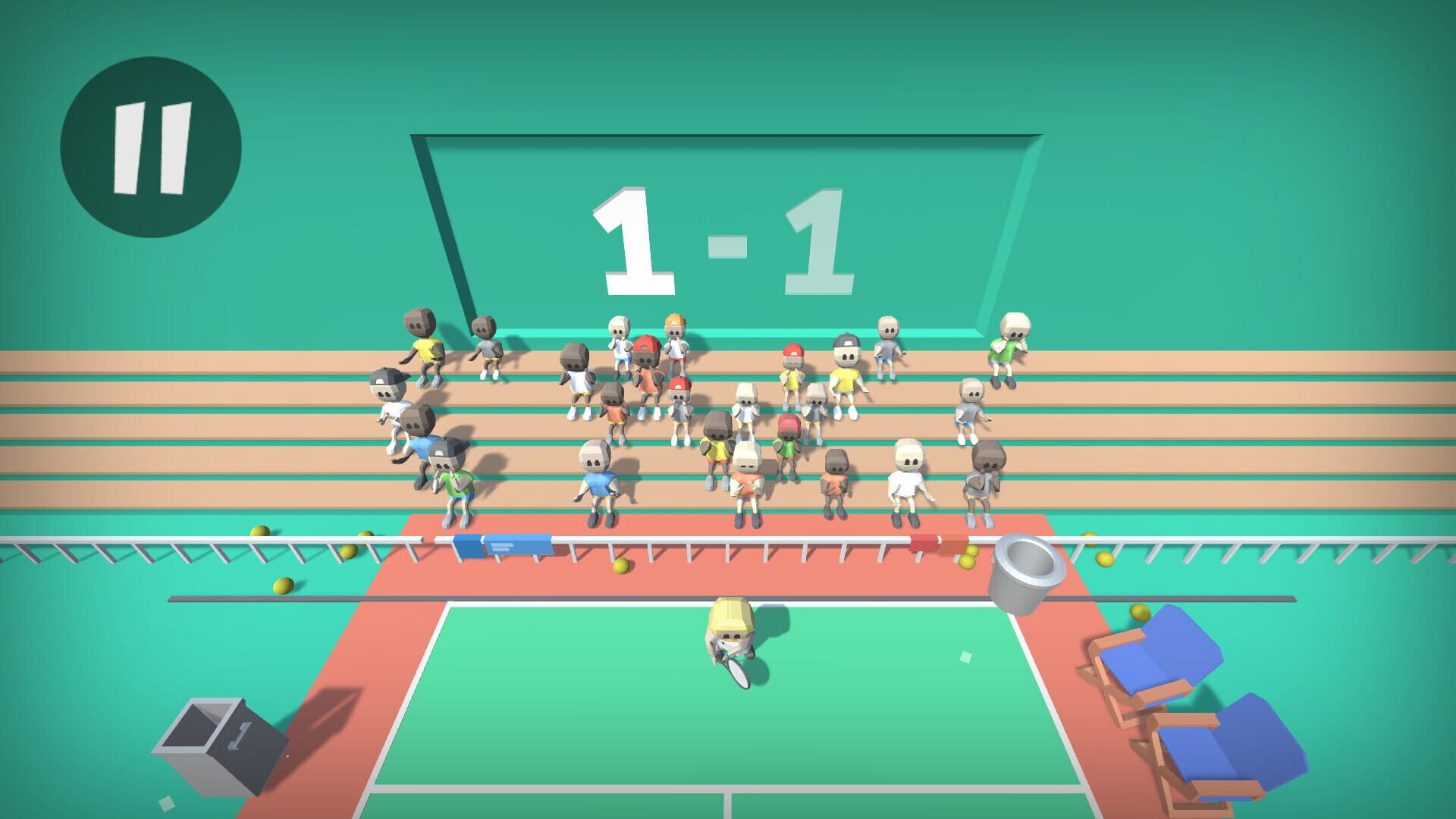 Swipe Tennis - Screenshot