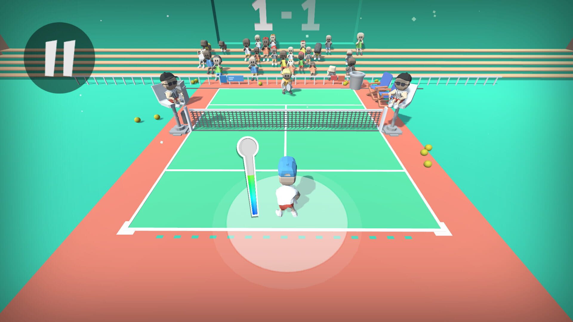 Swipe Tennis - Screenshot