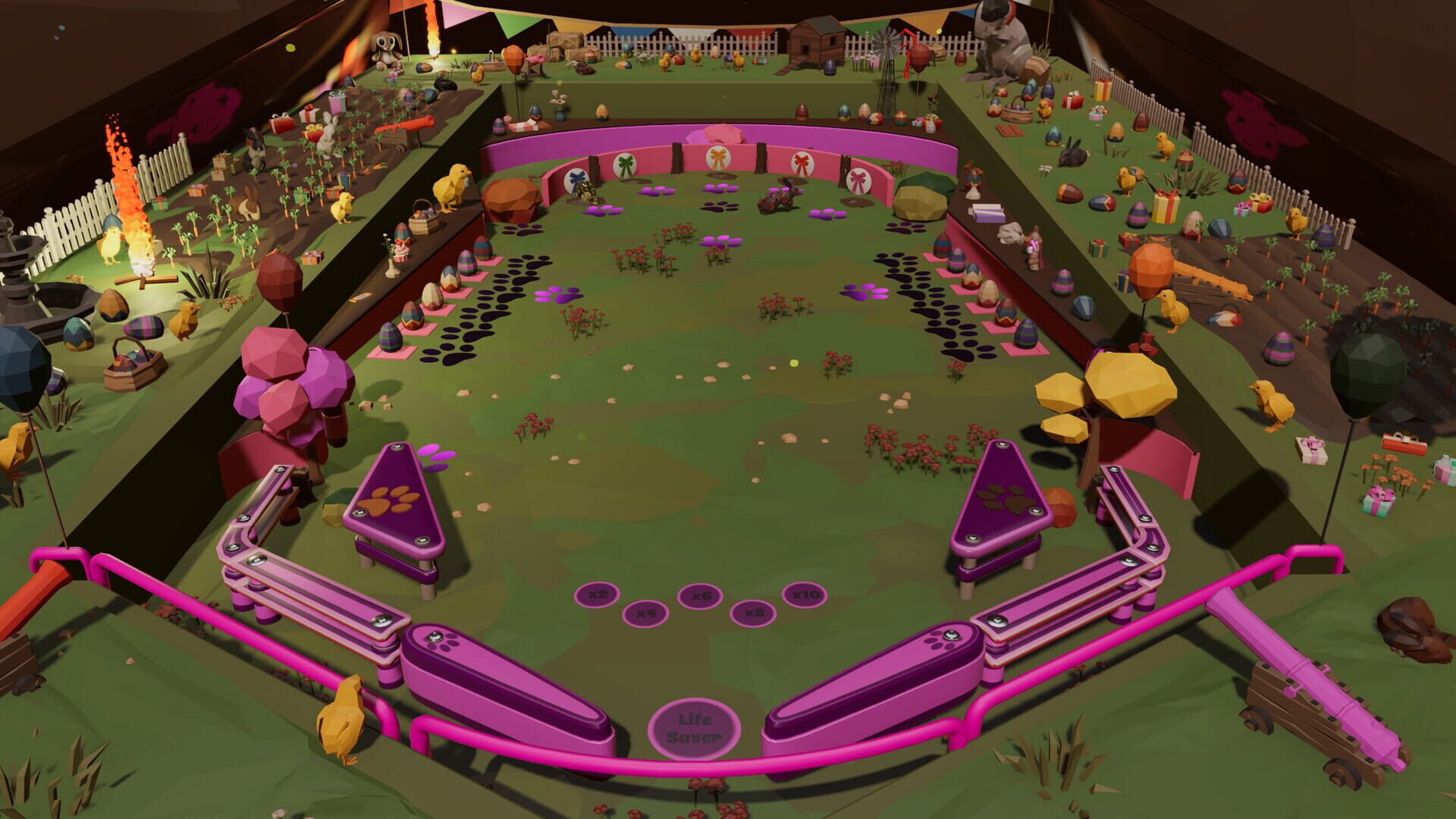 Roxy Raccoon's Pinball Panic: Easter Extravaganza