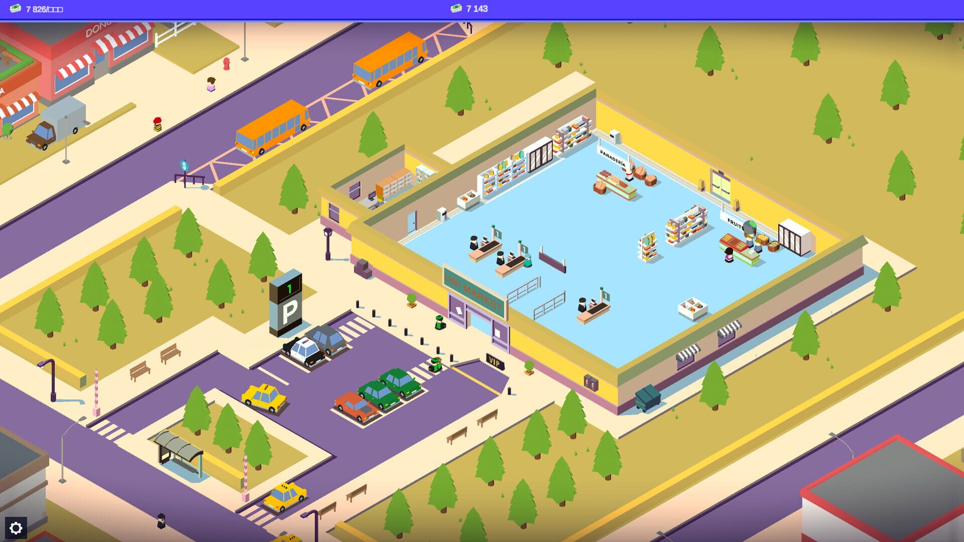 Hypermarket Tycoon Manager - Screenshot