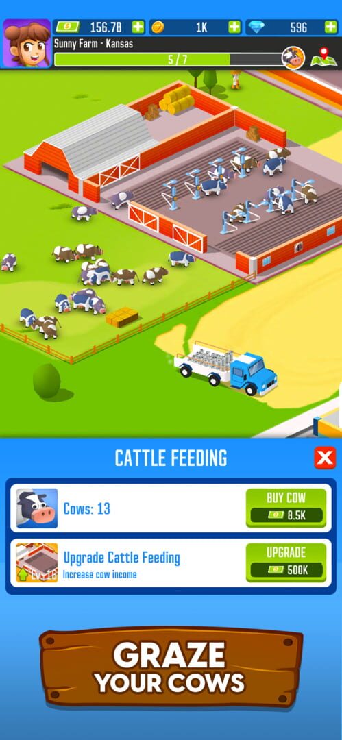 Milk Farm Tycoon - Screenshot