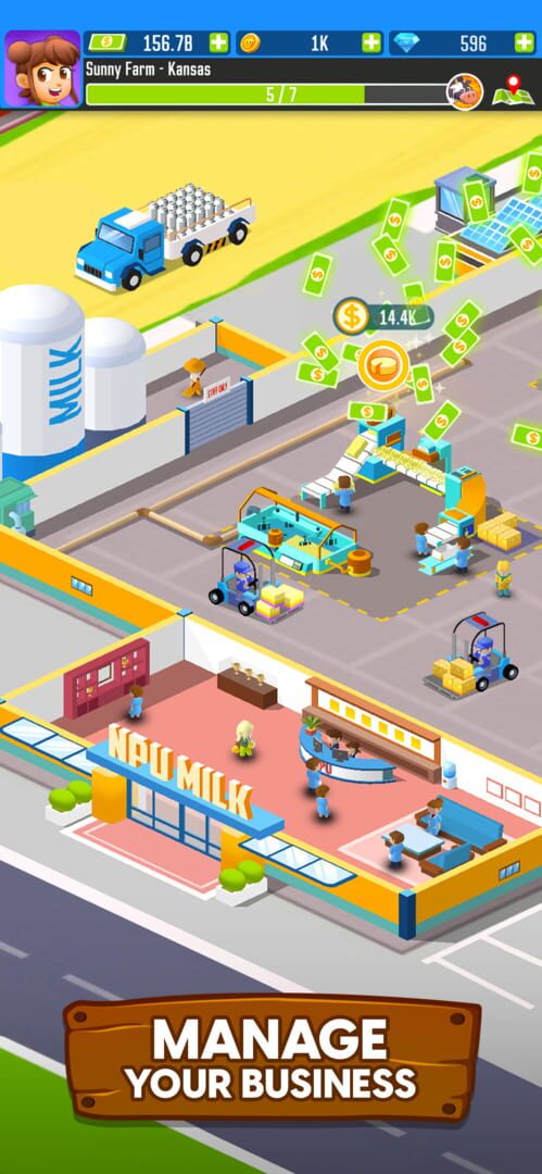 Milk Farm Tycoon - Screenshot