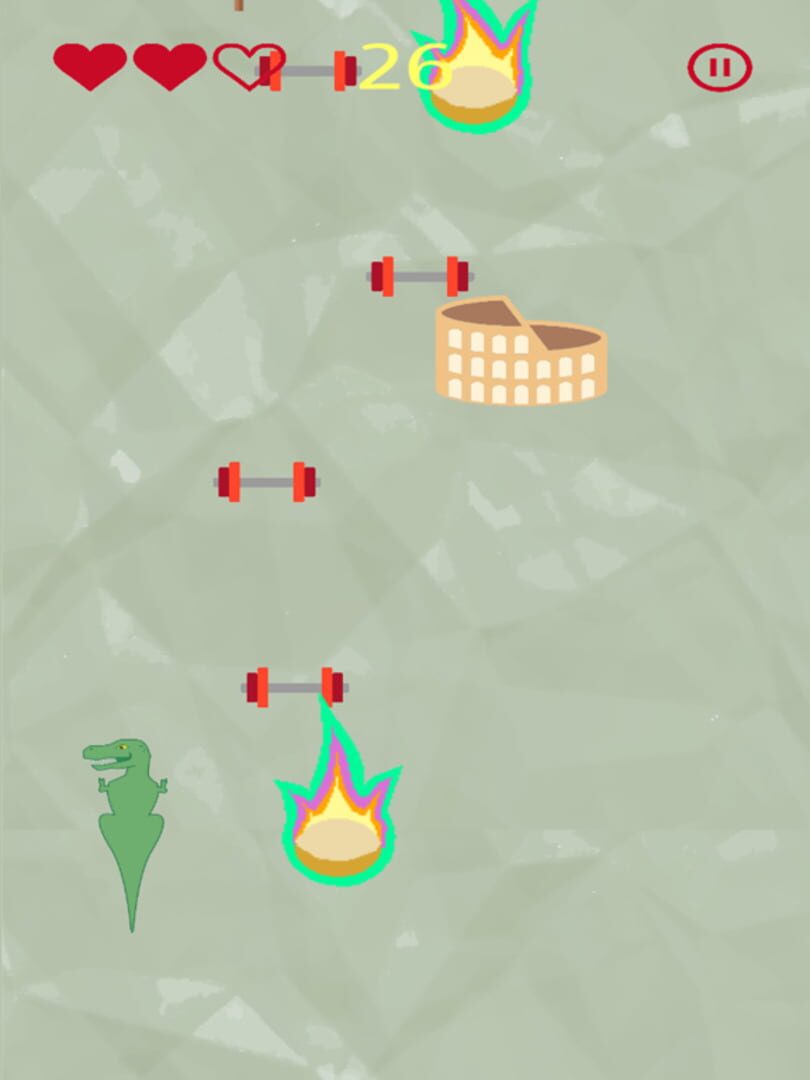 Push-Up T-Rex - Screenshot