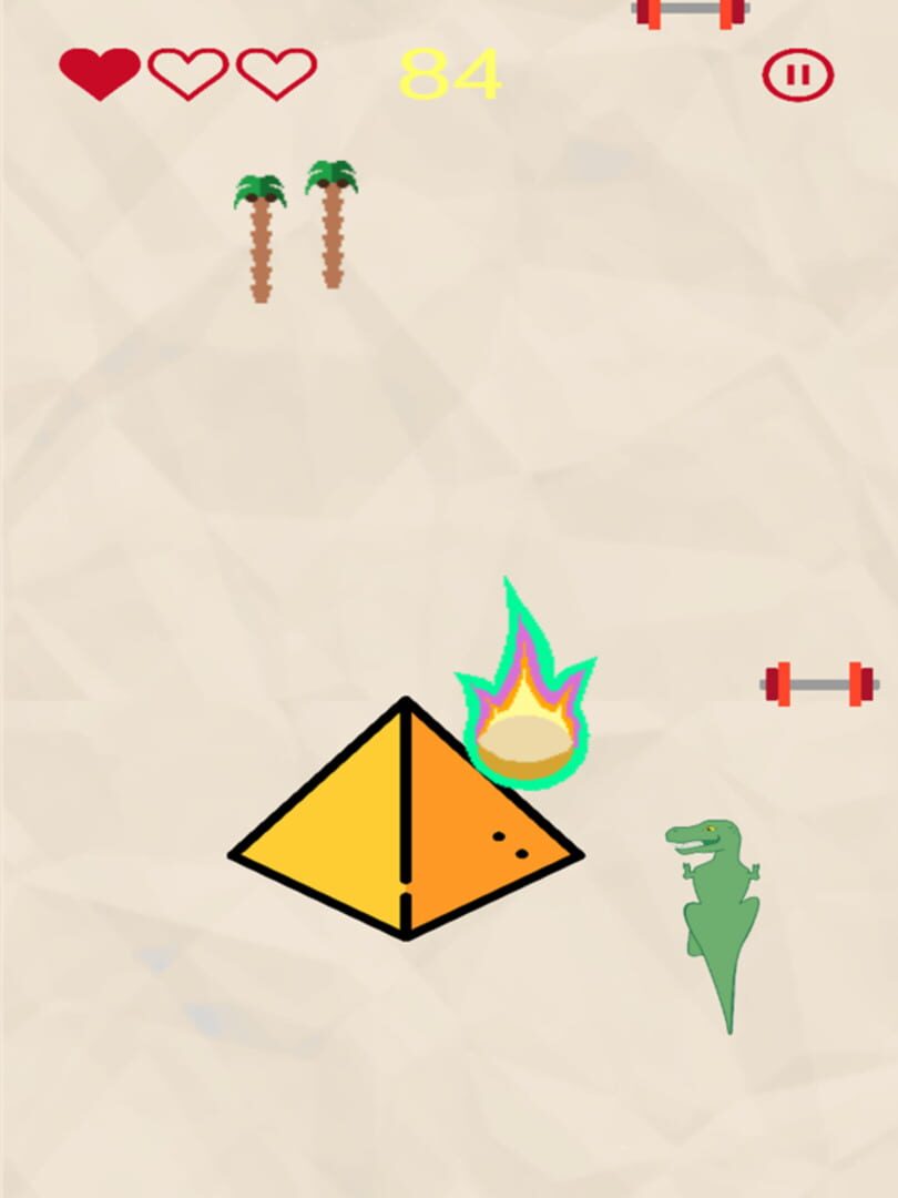 Push-Up T-Rex - Screenshot