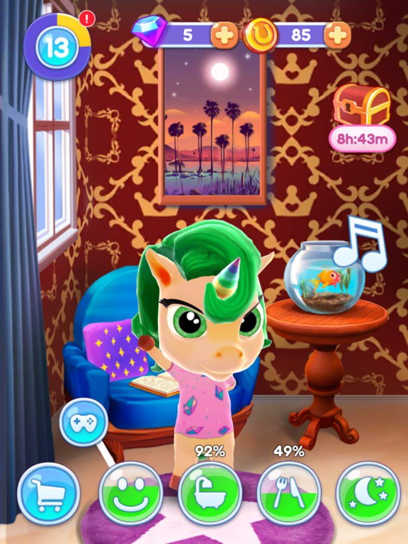 My Talking Unicorn Emily - Screenshot