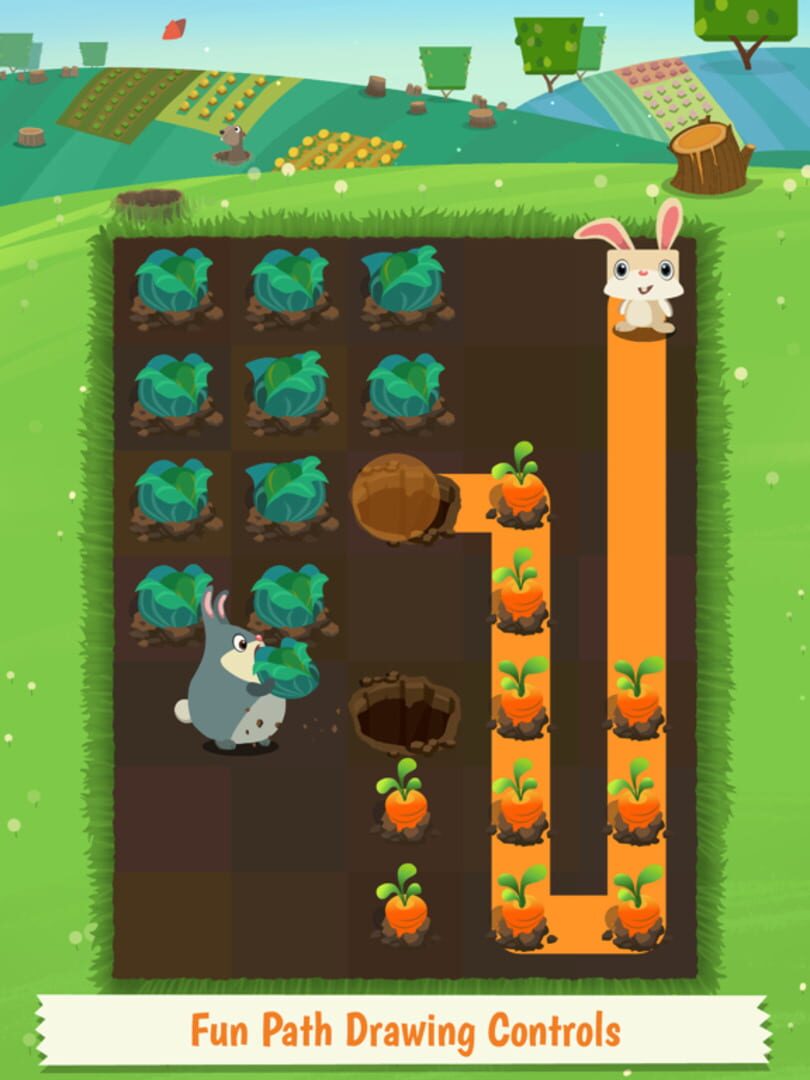 Patchmania Kids: A Puzzle About Bunny Revenge! - Screenshot