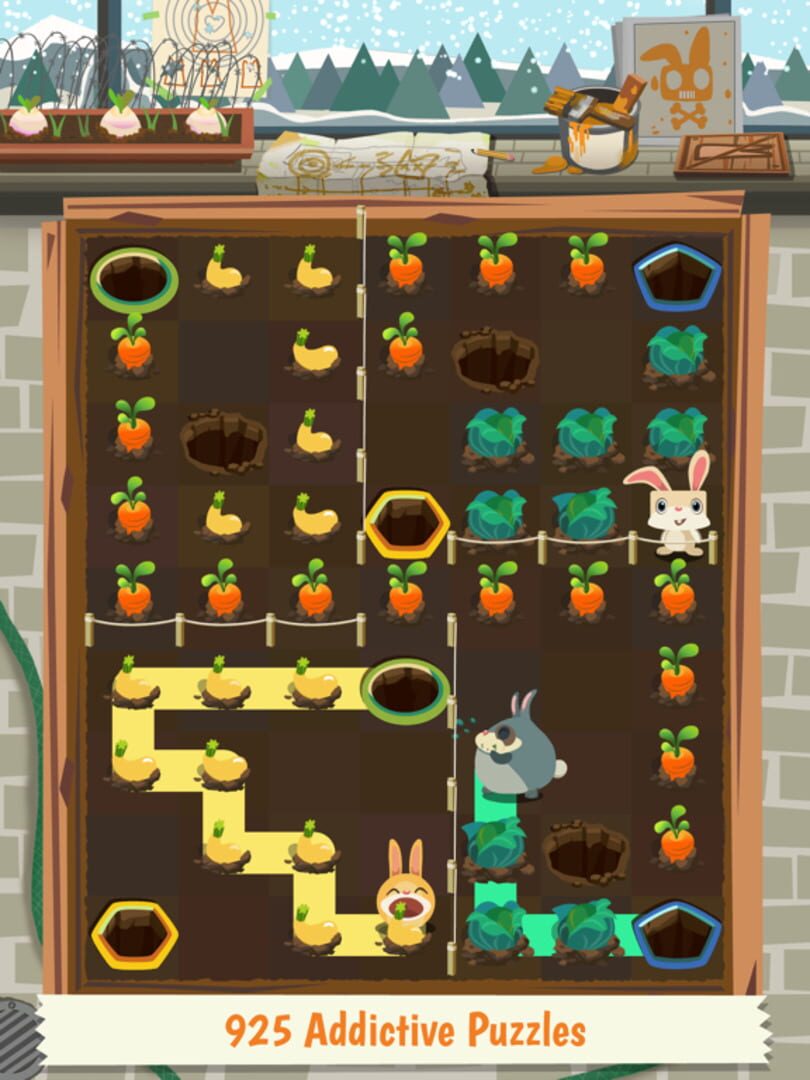 Patchmania Kids: A Puzzle About Bunny Revenge! - Screenshot