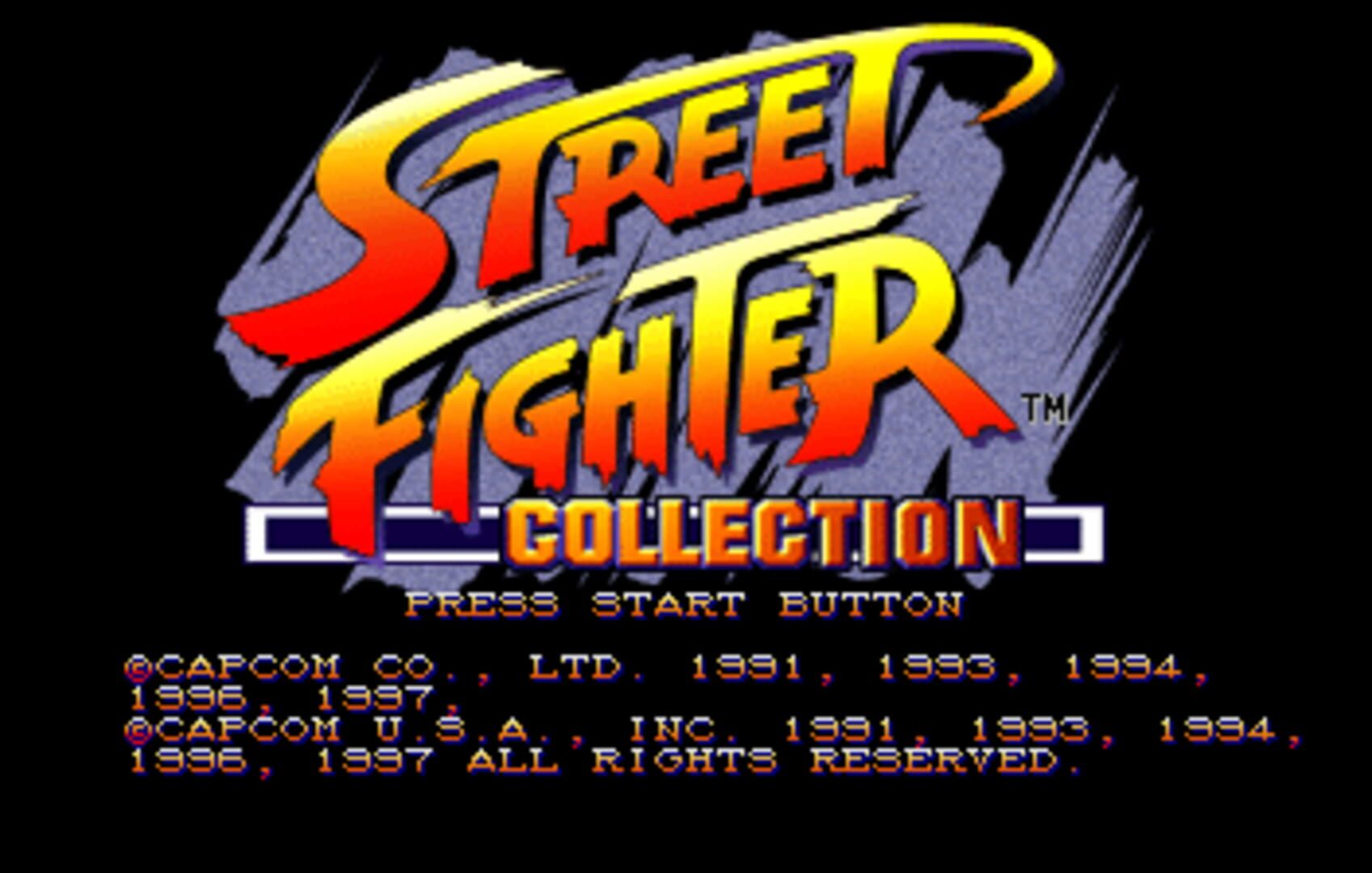 Captura de pantalla - Street Fighter Collection