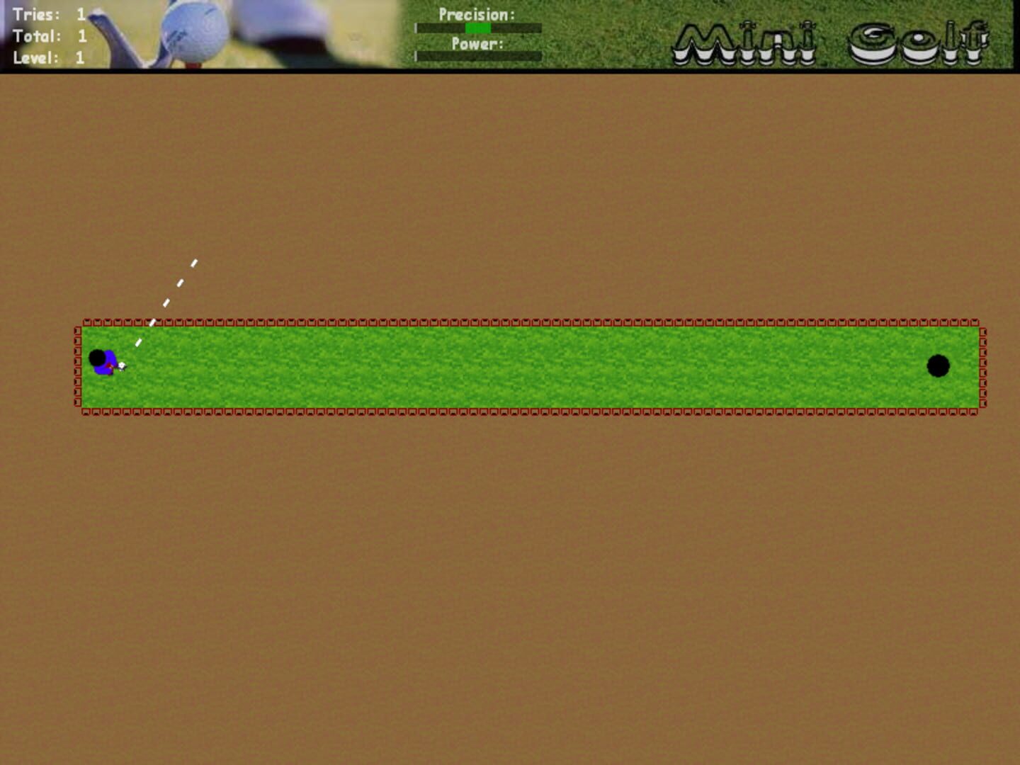 1Key Minigolf - Screenshot