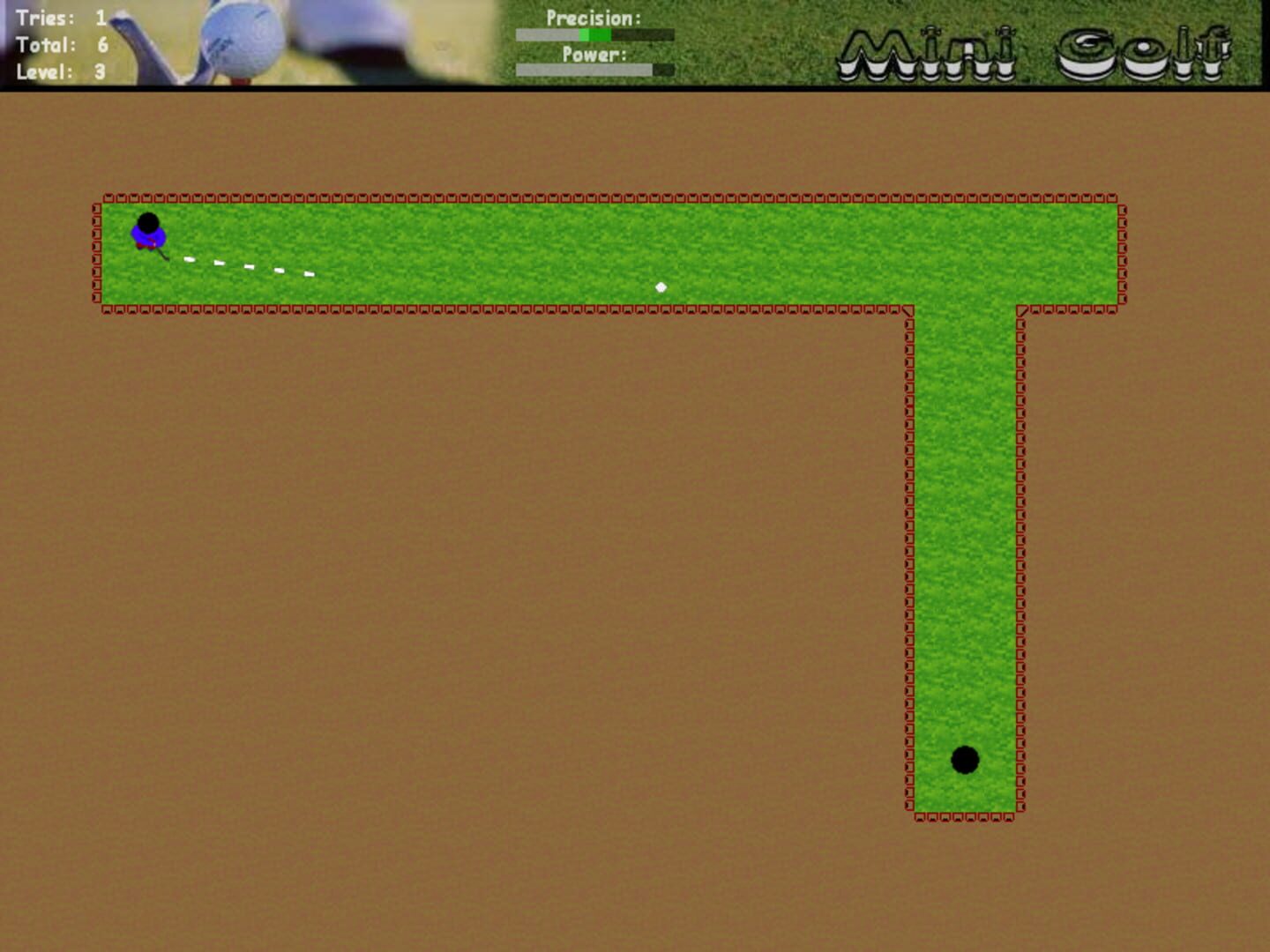 1Key Minigolf - Screenshot