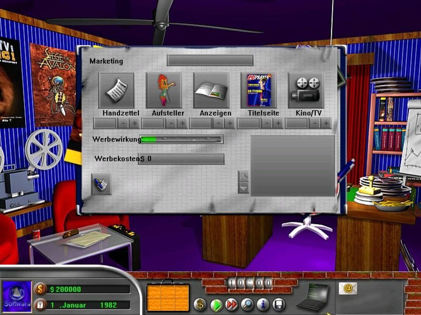 Captura de pantalla - Software Tycoon: Der Spielemanager