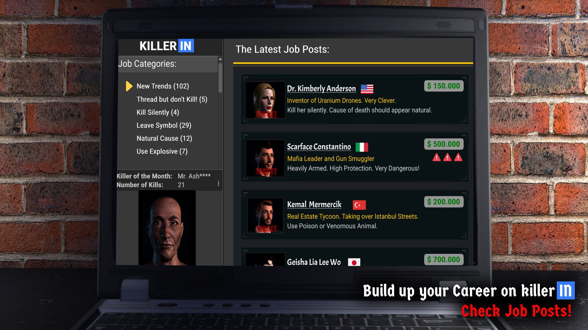 Hired: Assassin Simulator - Screenshot
