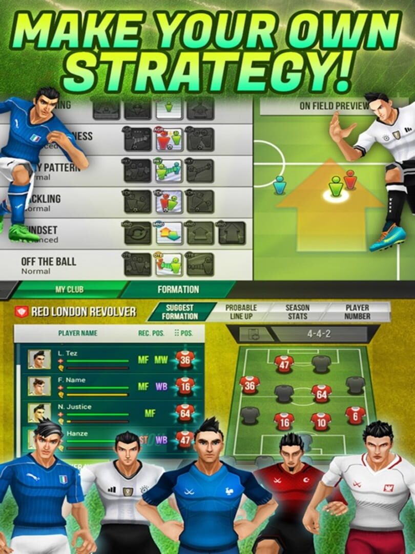 Football Saga Fantasista - Screenshot
