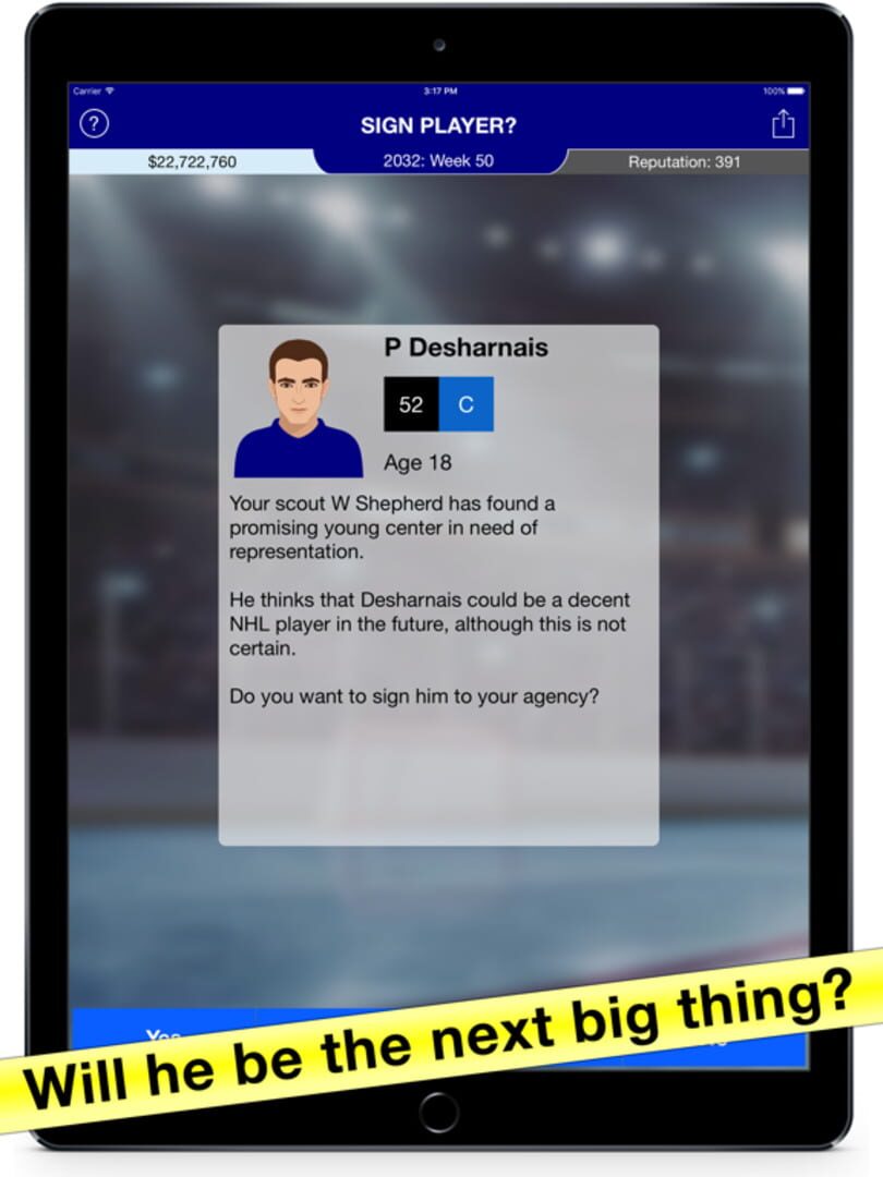 Hockey Agent - Screenshot