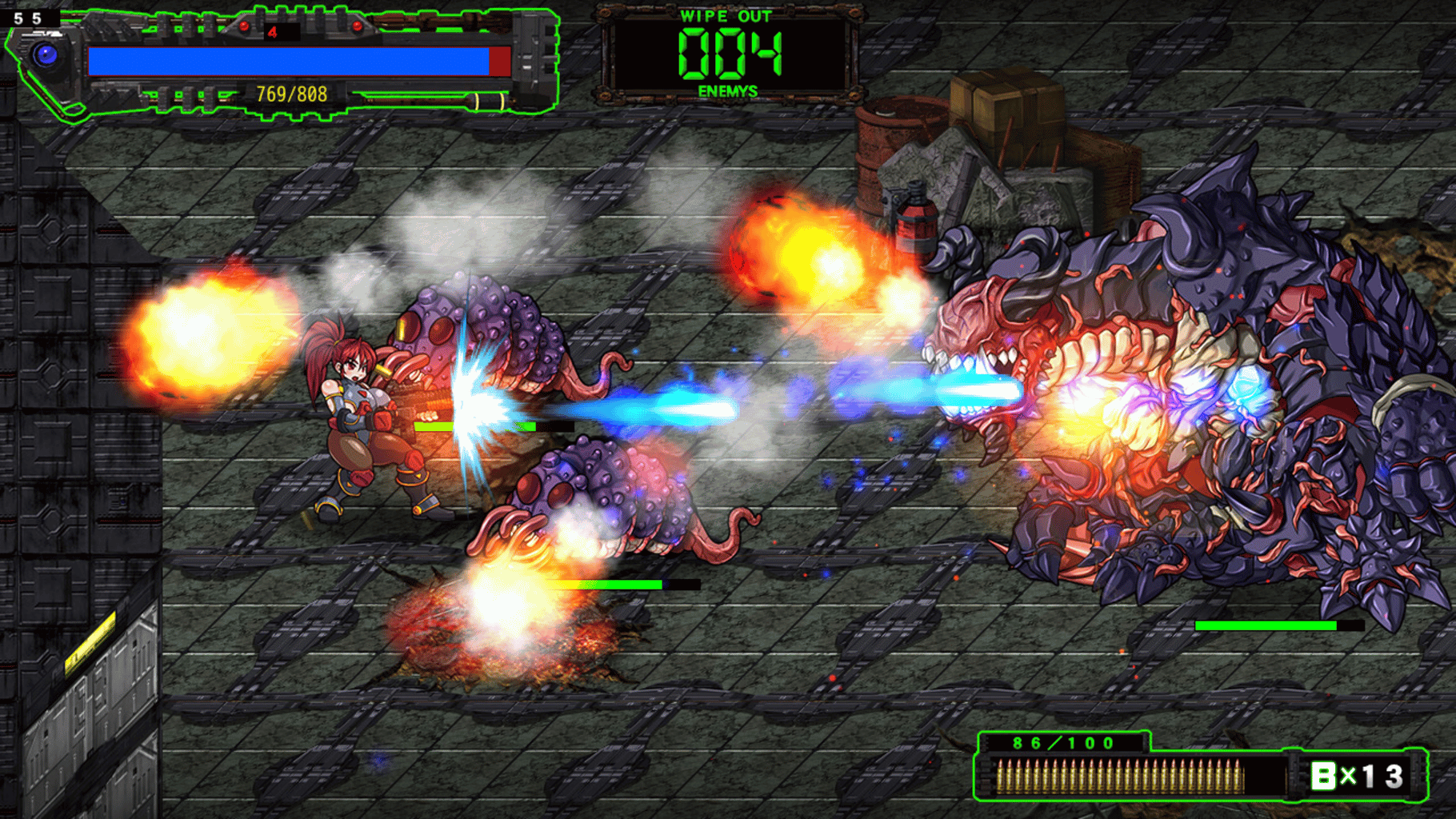 Pixel Game Maker Series: Tentacled Terrors Tyrannize Terra! screenshot