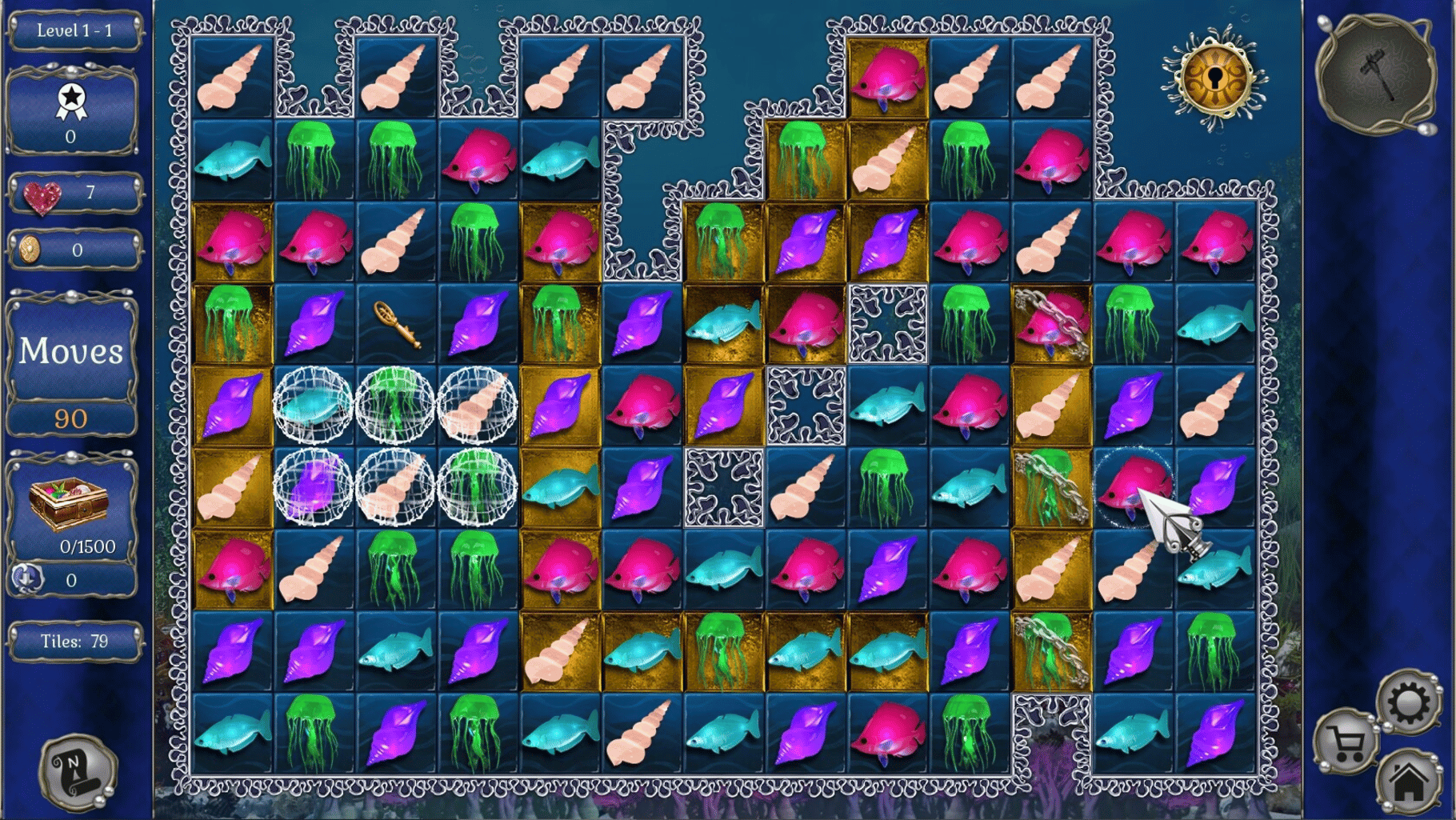 Jewel Match Aquascapes: Collector's Edition screenshot