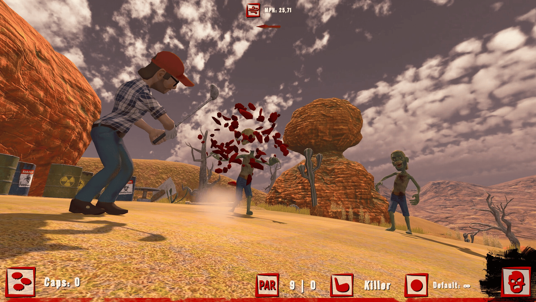 Golf vs. Zombies screenshot