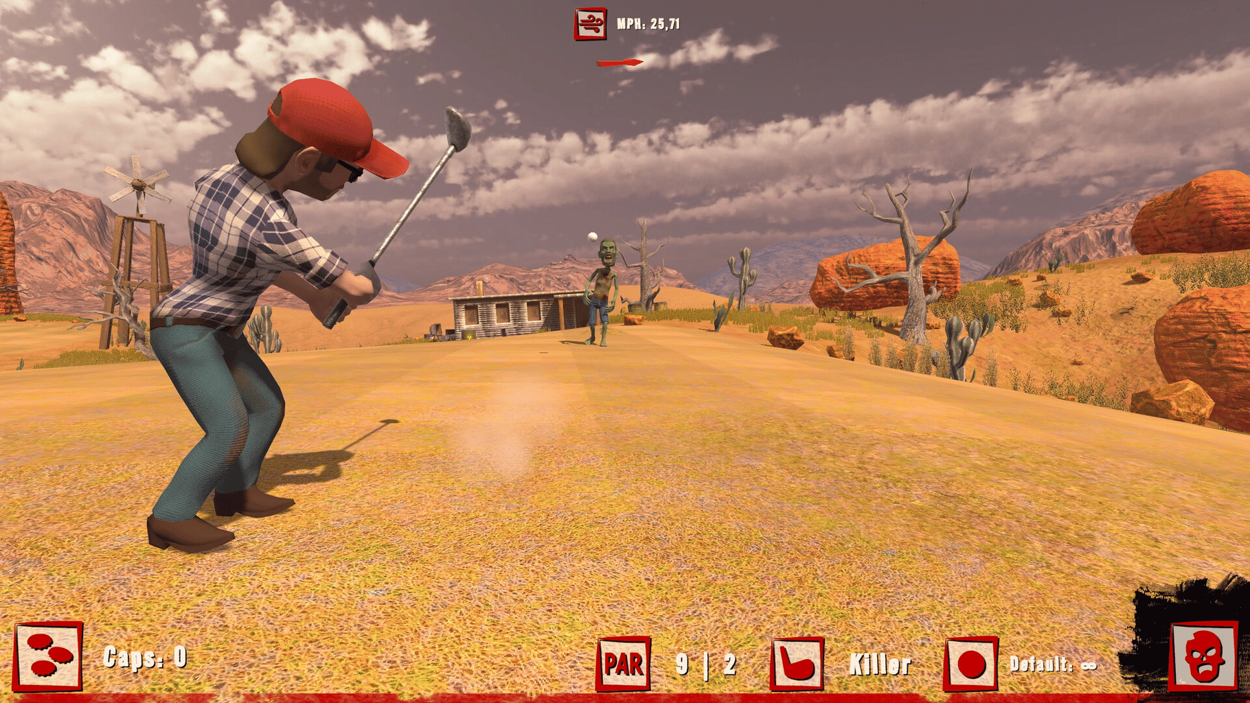 Golf vs. Zombies screenshot