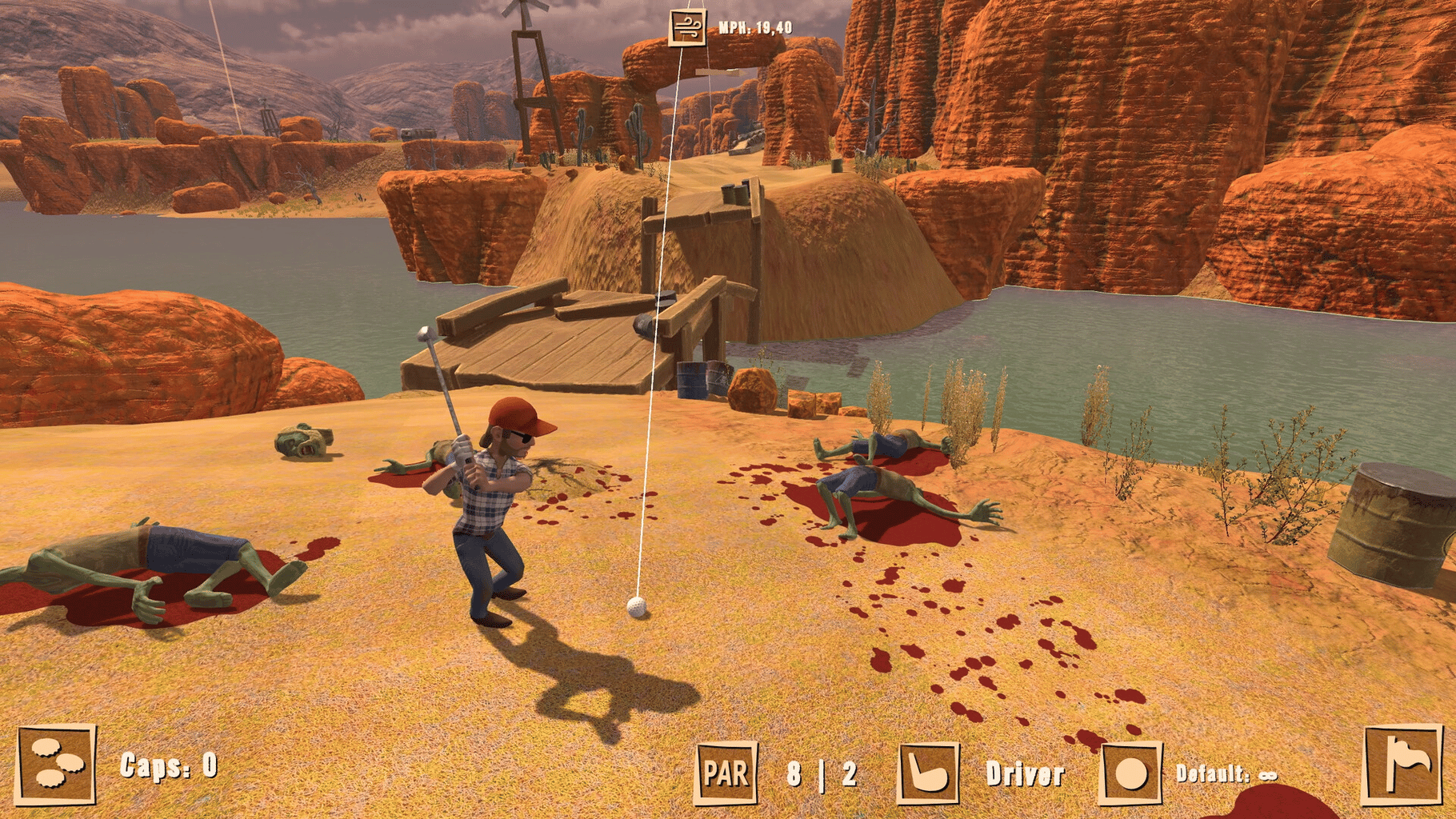 Golf vs. Zombies screenshot