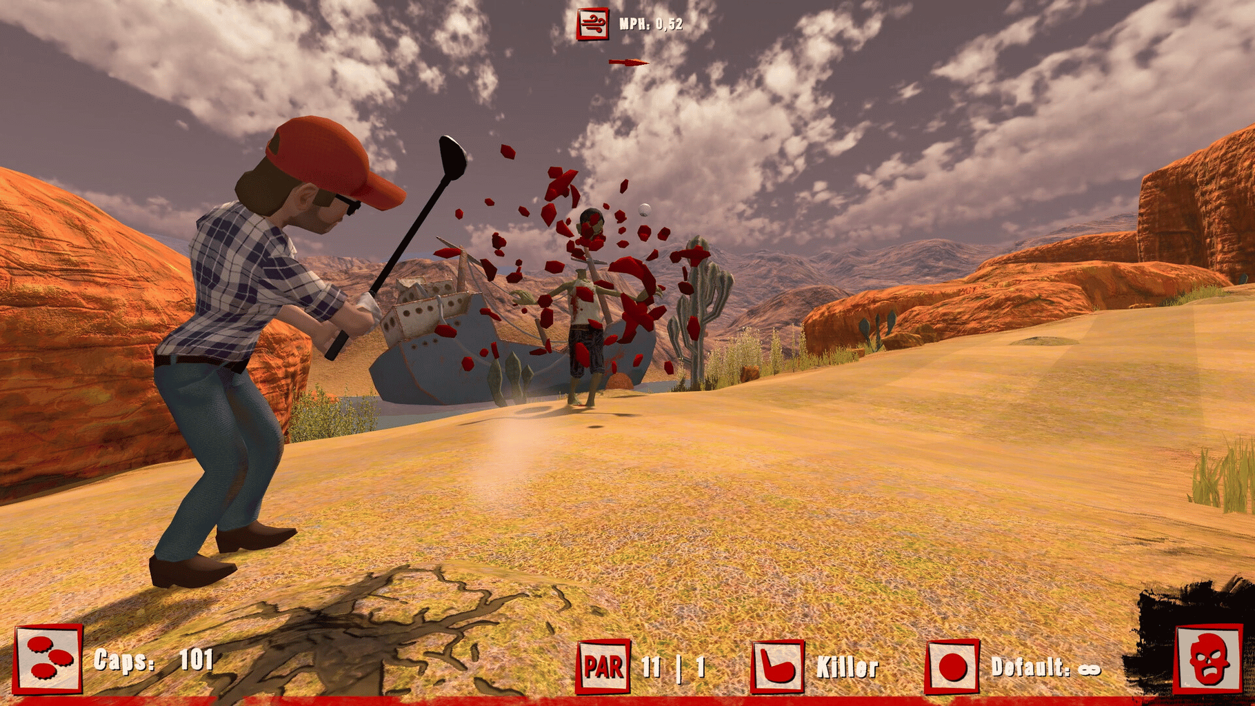 Golf vs. Zombies screenshot